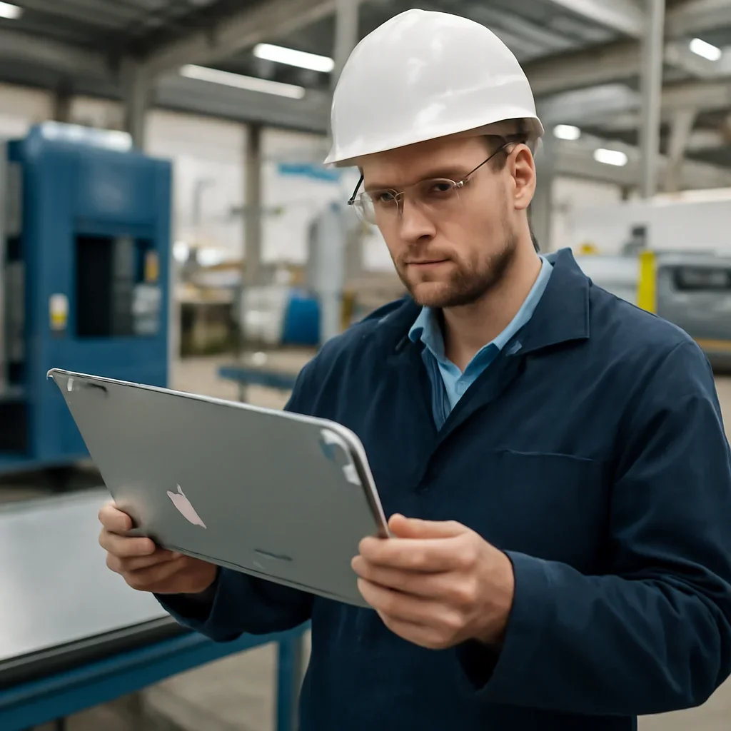 Supporting view related to how oems evaluate sheet metal suppliers in a clean industrial environment.