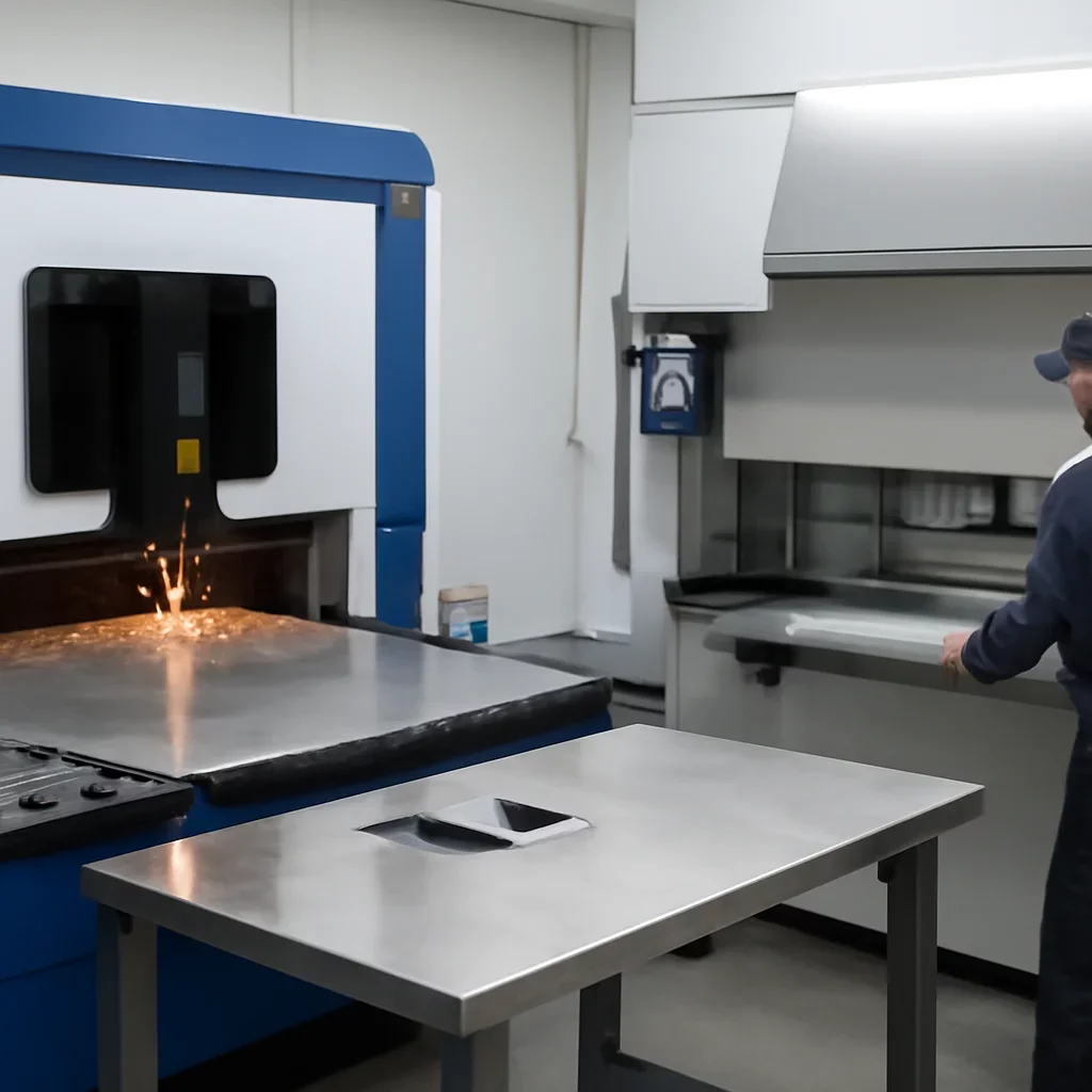Supporting view related to laser cutting vs bending: what each process does in a clean industrial environment.