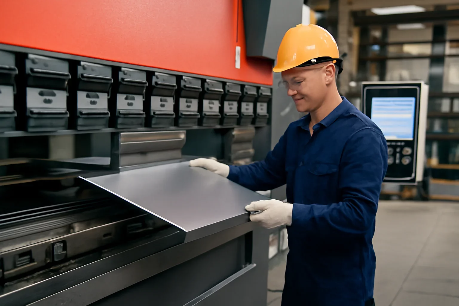 Prototype, Pre-Series or Production: How to Plan shown through an industrial sheet metal manufacturing scene.