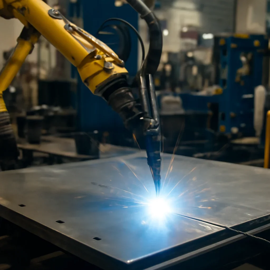 Process-focused view connected to when robotic welding makes sense for sheet metal and production workflow.