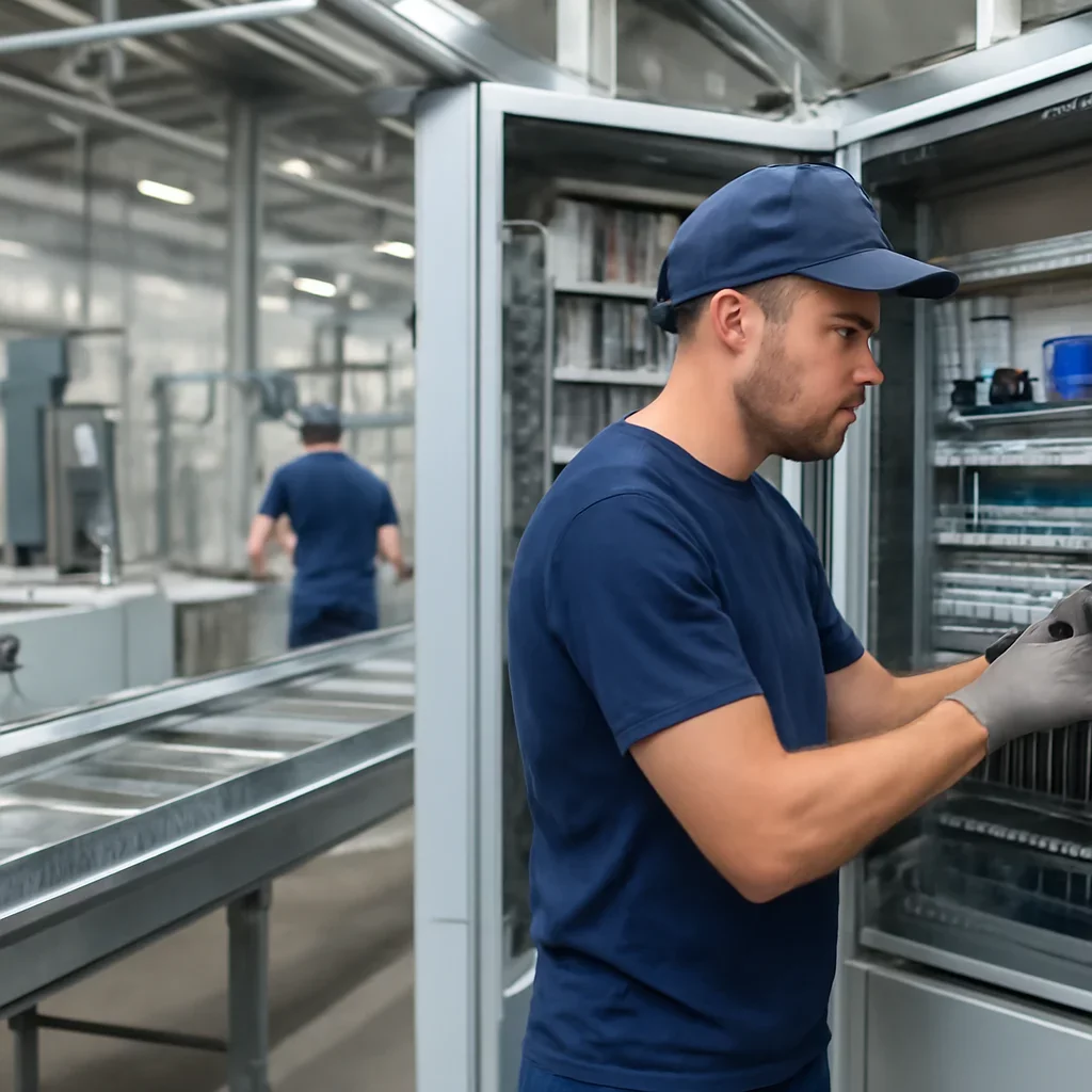 Process-focused view connected to electrical cabinet integration and production workflow.