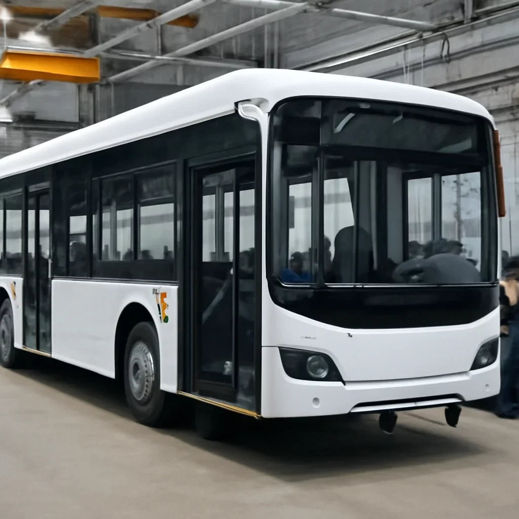 Call-to-action image supporting urban bus industry and project planning.