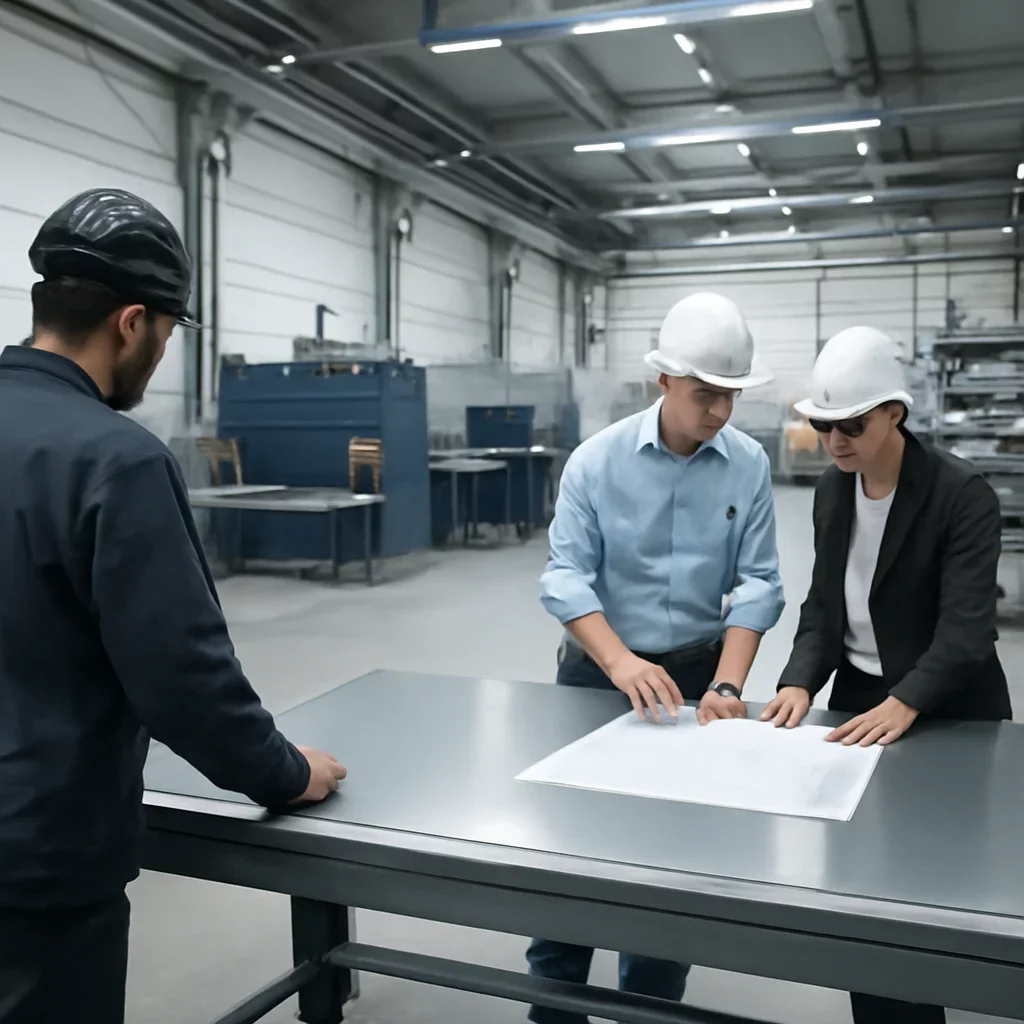 Call-to-action image supporting la rochelle sheet metal fabrication and project planning.