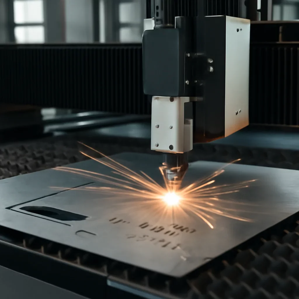 Call-to-action image supporting laser cutting and project planning.