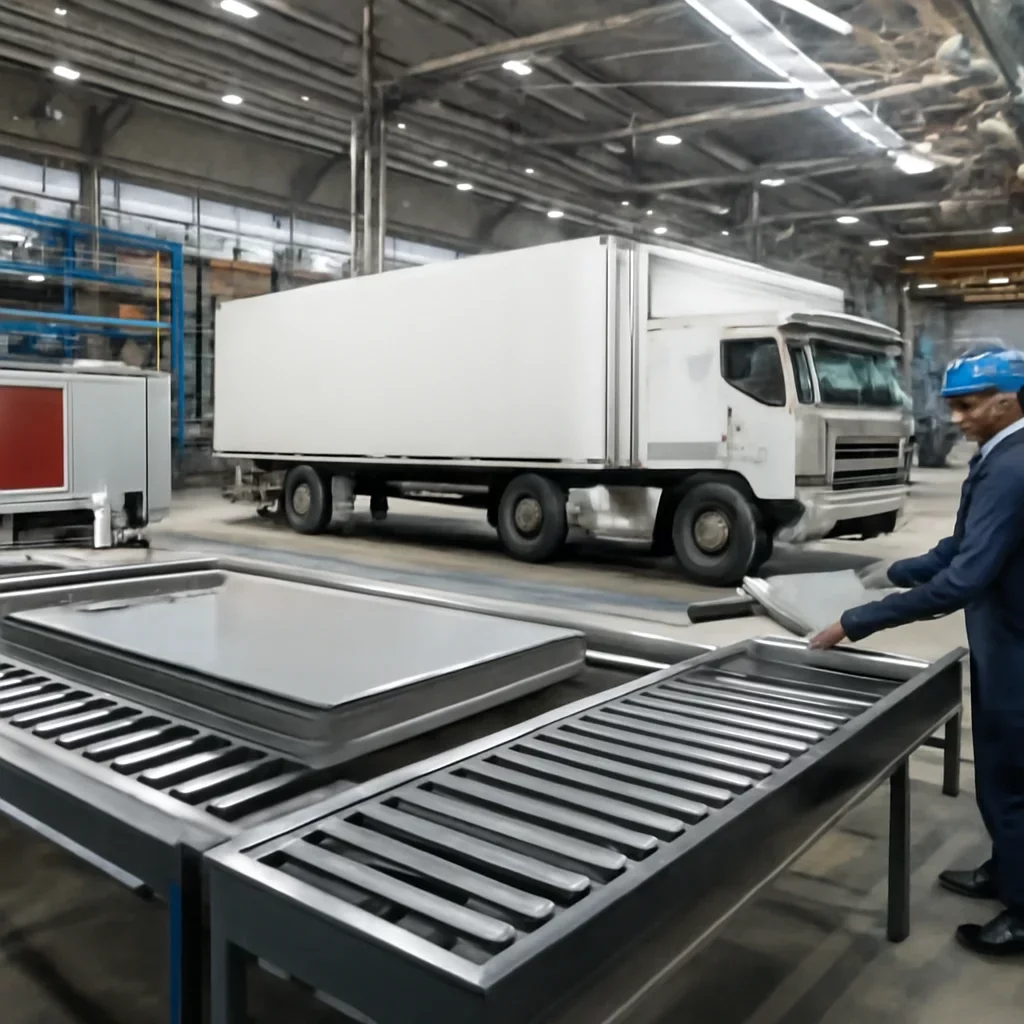 Process-focused view connected to logistics & jit delivery and production workflow.